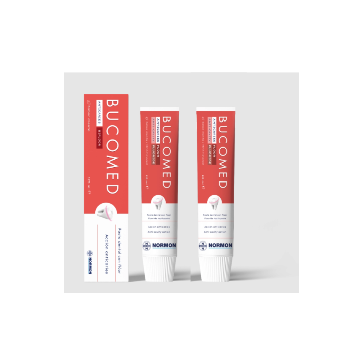BUCOMED DUPLO PASTA DE DIENTES ANTICARIES 2 x 125 ML