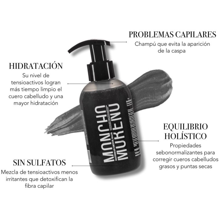 MONCHO MORENO CHAMPU BATHMAN DETOX 250 ML