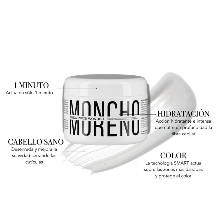MONCHO MORENO MASCARILLA ONE MINUTE WONDER 250 ML
