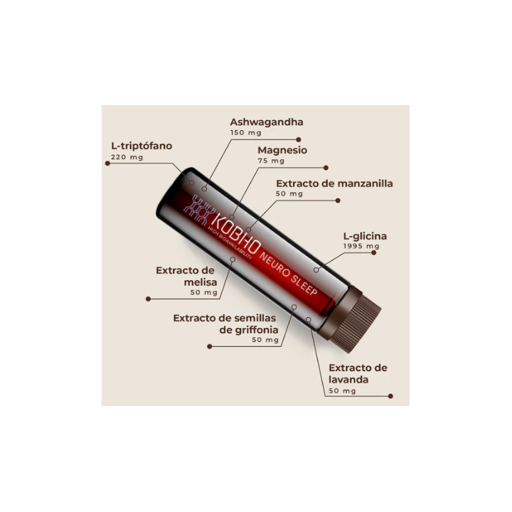 KOBHO NEUROSLEEP 30 CÁPSULAS + 30 VIALES