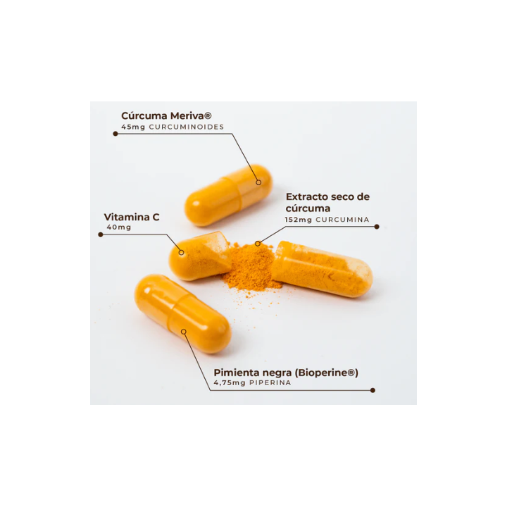 KOBHO CURCUMA + PIMIENTA NEGRA 60 CAPSULAS